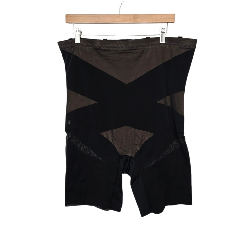 Honeylove SuperPower Short Black High Waisted Tummy Control Shapewear Women 3X